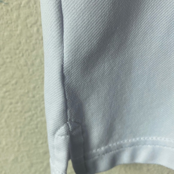 J.McLaughlin Men’s Short Sleeve Peak Performance White Polo Shirt Size Large - Picture 10 of 14